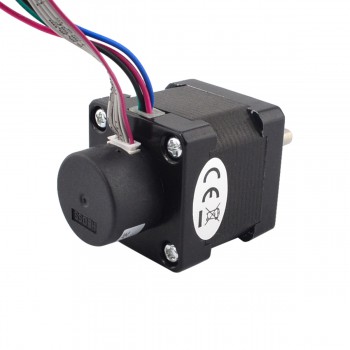 Nema 14 Closed Loop Stepper Motor Bipolar 1.8 Deg 18Ncm/25.5oz.in 0.80A 5.40V with Encoder 300CPR