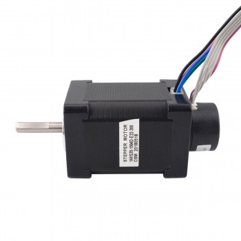 Nema 14 Closed Loop Stepper Motor Bipolar 1.8 Deg 40Ncm/56.7oz.in 1.50A 4.20V with Encoder 300CPR