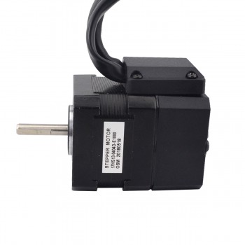 Nema 17 Closed Loop Stepper Motor Bipolar 1.8 Deg 26Ncm/36.83oz.in 0.40A 12V with Encoder 1000CPR
