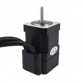 Nema 17 Closed Loop Stepper Motor Bipolar 1.8 Deg 0.59Nm 2A 2.80V with Encoder 1000CPR