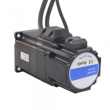 P Series Nema 23 Closed Loop Stepper Motor 1.8 Deg 1.2Nm 4.0A 2 Phase with Electromagnetic Brake