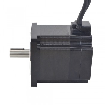 E Series Nema 34 Closed Loop Stepper Motor 1.8 Deg 4.8 Nm 6.0A 2 Phase with Encoder 1000CPR