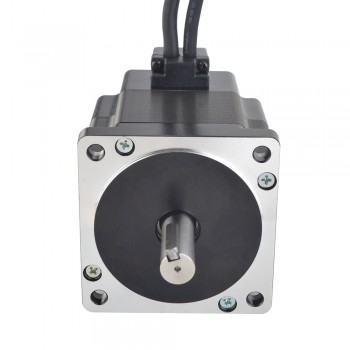 E Series Nema 34 Closed Loop Stepper Motor 1.8 Deg 4.8 Nm 6.0A 2 Phase with Encoder 1000CPR