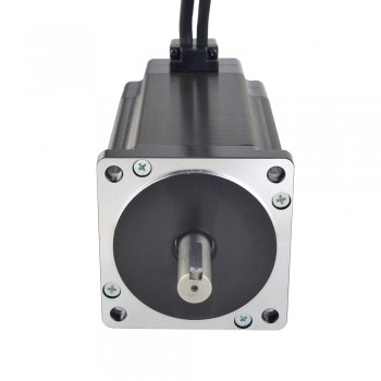 E Series High Torque Nema 34 Closed Loop Stepper Motor 1.8 Deg 12.0Nm with Encoder 1000CPR 