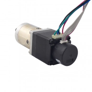 Nema 11 Closed-loop Geared Geared Stepper Motor L=31mm 1.8 Deg 0.67A 3.75V 0.07Nm 27:1 with Encoder 300CPR