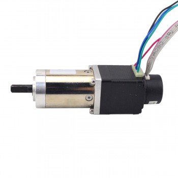 Nema 11 Closed-loop Geared Stepper Bipolar 1.8 Deg L=31mm 0.67A 3.75V with100:1 Encoder 300CPR 