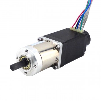 Nema 11 Closed-loop Geared Stepper L=51mm 1.8 Deg 0.14Nm 0.67A 8.04V with14:1 Planetary Gearbox & Encoder 300CPR