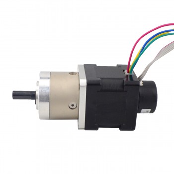 Nema 14 Closed-loop Geared Stepper L=34mm 1.8 Deg 0.14Nm 1A 3.20V Bipolar with 5:1 Encoder 300CPR