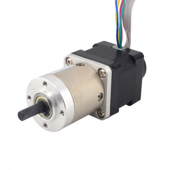 Nema 14 Closed-loop Geared Stepper Bipolar L=34mm 1.8 Deg 0.14Nm 1A 3.20V with 19:1 Encoder 300CPR