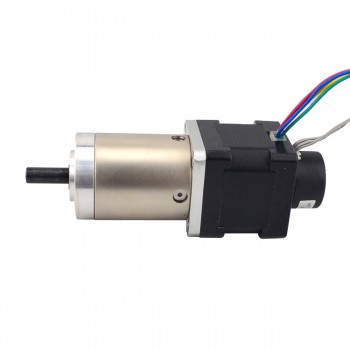 Nema 14 Closed-loop Geared Stepper Bipolar L=34mm 1.8 Deg 0.14Nm 1A 3.20V with 51:1 Encoder 300CPR