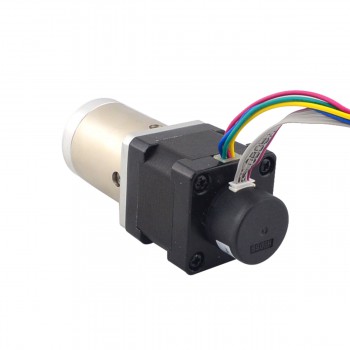 Nema 14 Closed-loop Geared Stepper Bipolar L=34mm 1.8 Deg 0.14Nm 1A 3.20V with 51:1 Encoder 300CPR