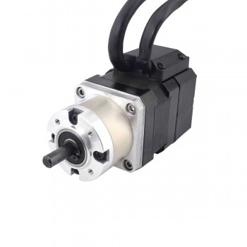 Nema 17 Closed-loop Geared Stepper Bipolar L=34mm 1.8 Deg 0.22Nm 0.40A 12V with 5:1 Encoder 1000CPR