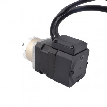 Nema 17 Closed-loop Geared Stepper Bipolar L=34mm 1.8 Deg 0.22Nm 0.40A 12V with 5:1 Encoder 1000CPR