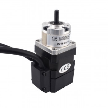 Nema 17 Closed-loop Geared Stepper Bipolar L=34mm 1.8 Deg 0.22Nm 0.40A 12V with 5:1 Encoder 1000CPR