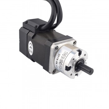 Nema 17 Closed-loop Geared Stepper Motor Bipolar L=48mm 1.8 Deg 0.52Nm 1.68A 2.80V with 5:1 Encoder 1000CPR