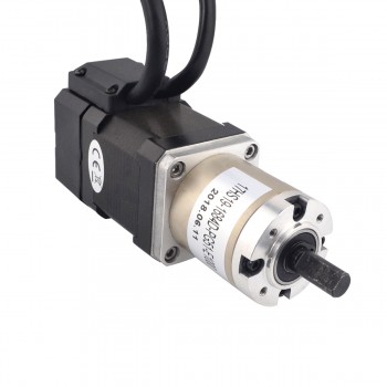 Nema 17 Closed-loop Geared Stepper Motor Bipolar L=48mm 1.8 Deg 0.52Nm 1.68A 2.8V with 51:1 Encoder 1000CPR