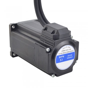 Nema 24 Closed Loop Stepper Motor E Series1.8 Deg 3.0 Nm 5.0A 2 Phase with Encoder 1000CPR
