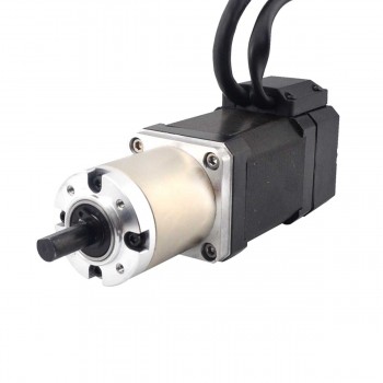 Nema 17 Closed-loop Geared Stepper Motor L=60mm 1.8 Deg 2.10A 3.36V with 51:1 Planetary Gearbox & Encoder 1000CPR
