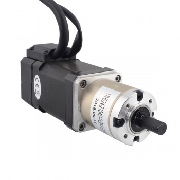 Nema 17 Closed-loop Geared Stepper Motor L=60mm 1.8 Deg 2.10A 3.36V with 51:1 Planetary Gearbox & Encoder 1000CPR