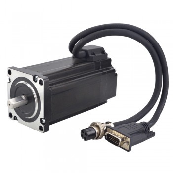 E Series 2 Phase Nema 24 Closed Loop Stepper Motor 1.8 Deg 4.0 Nm with Encoder 1000CPR