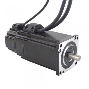 P Series Nema 24 Closed Loop Stepper Motor 1.8 Deg 3Nm 5.0A 2 Phase with Electromagnetic Brake