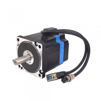 Nema 34 Closed Loop Stepper Motor Bipolar 1.8 Deg 4.6Nm 6A with Encoder 1000CPR 4 Wires