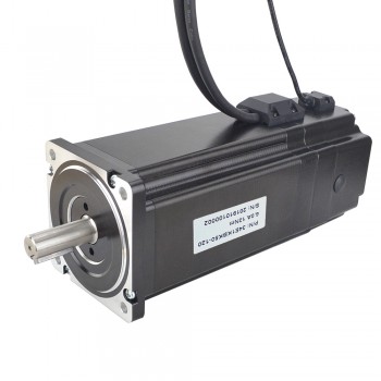 Nema 34 Closed Loop Stepper Motor P Series 1.8 Deg 12Nm 6.0A 2 Phase with with Electromagnetic Brake