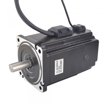 Nema 34 Closed Loop Stepper Motor P Series 1.8 Deg 4.5Nm 6.0A 2 Phase with Electromagnetic Brake