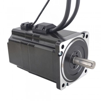 Nema 34 Closed Loop Stepper Motor P Series 1.8 Deg 4.5Nm 6.0A 2 Phase with Electromagnetic Brake