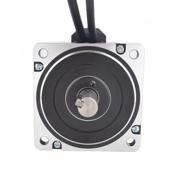 Nema 34 Closed Loop Stepper Motor P Series 1.8 Deg 4.5Nm 6.0A 2 Phase with Electromagnetic Brake