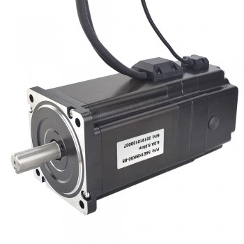 Nema 34 Closed Loop Stepper Motor P Series 1.8 Deg 8.5Nm 6.0A 2 Phase with Electromagnetic Brake