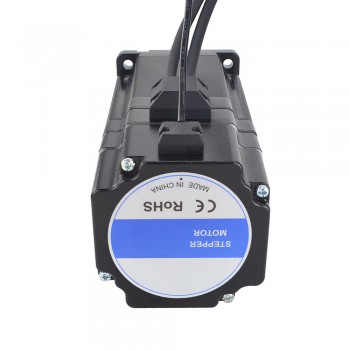 Nema 34 Closed Loop Stepper Motor P Series 1.8 Deg 8.5Nm 6.0A 2 Phase with Electromagnetic Brake