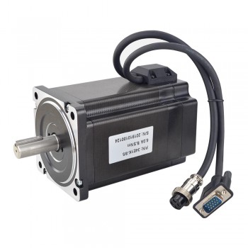 Nema 34 Closed Loop Stepper Motor 1.8 Deg 8.5Nm 2 Phase 6.0A with Encoder 1000CPR