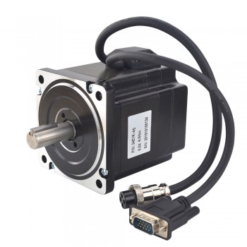 Nema 34 Closed Loop Stepper Motor P Series 1.8 Deg 4.5Nm 2 Phase 6.0A with Encoder 1000CPR