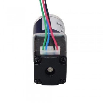 Nema 8 Geared Stepper Motor Bipolar L=28mm 1.6 Ncm 0.02 Deg 0.2A with 90:1 Planetary Gearbox