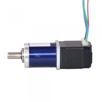 Nema 8 Geared Stepper Motor Bipolar L=28mm 1.6 Ncm 0.02 Deg 0.2A with 90:1 Planetary Gearbox