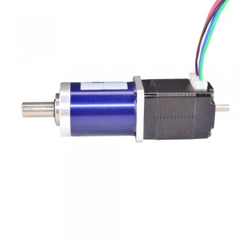 Nema 8 Geared Step Motor Bipolar L=38mm 1.8 Deg 1.6Ncm 0.2A with 90:1 Planetary Gearbox