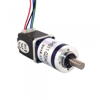 Nema 8 Geared Step Motor Bipolar L=38mm 1.8 Deg 1.6Ncm 0.2A with 90:1 Planetary Gearbox