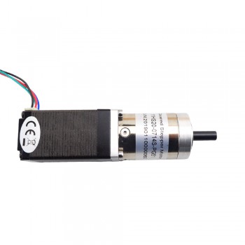 Nema 11 Geared Stepper Motor L=51mm 0.71A 1.8 Deg 14Ncm Bipolar with 50.9:1 Planetary Gearbox