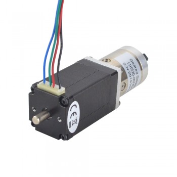 Nema 11 Geared Dual Shaft Stepper Motor Bipolar L=51mm 1.8 Deg 0.14 Ncm 0.67A with14:1 Planetary Gearbox