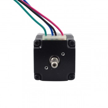 Nema 11 Geared Stepper Motor L=31mm 1.8 Deg 7Ncm 0.67A with Rear Shaft & 5:1 Gearbox