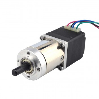 Nema 11 Gearbox Stepper Motor Bipolar L=31mm 1.8 Deg 7Ncm 0.67A with 27:1 Gearbox Dual Shaft