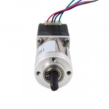 Nema 11 Gearbox Stepper Motor Bipolar L=31mm 1.8 Deg 7Ncm 0.67A with 27:1 Gearbox Dual Shaft