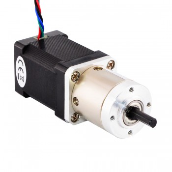 Nema 14 Geared Stepper Motor Bipolar L=52mm with Gear Ratio 14:1 Planetary Gearbox