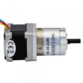 Nema 14 Geared Stepper Motor Bipolar L=52mm with Gear Ratio 14:1 Planetary Gearbox