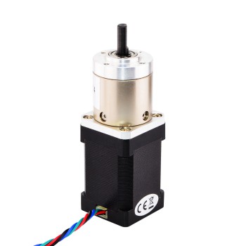 Nema 14 Geared Stepper Motor Bipolar L=52mm with Gear Ratio 14:1 Planetary Gearbox