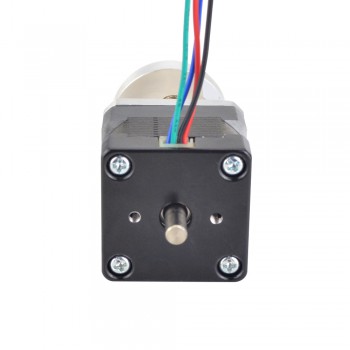 Dual Shaft Nema 14 Gear Stepper Motor Bipolar L=28mm with Gear Ratio 19:1 Planetary Gearbox 9.5mm Rear Shaft Length