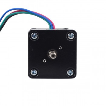 Nema 14 Geared Stepper Motor L=52mm 1.8 Deg 40Ncm 4.20V 1.5A with 14:1 Gearbox Dual Shaft