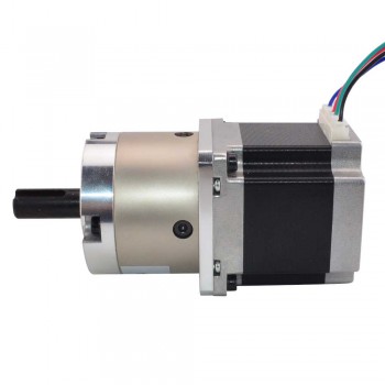 Nema 23 Gear Stepper Motor Bipolar L=56mm1.8 Deg 1.25Nm 2.8A with 4:1 Planetary Gearbox