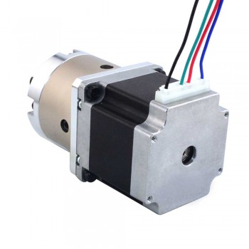 Nema 23 Gear Stepper Motor Bipolar L=56mm1.8 Deg 1.25Nm 2.8A with 4:1 Planetary Gearbox